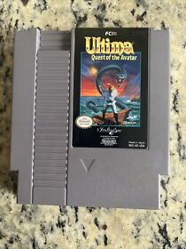 Ultima Quest of the Avatar -- NES Nintendo Original Classic Authentic Rare Game 