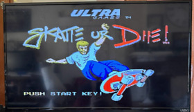 Skate or Die (Nintendo Entertainment System, NES 1988) With Manual Test & Clean