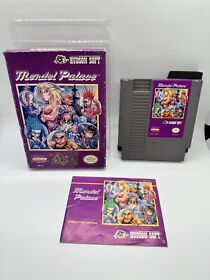 Mendel Palace Nintendo Entertainment System NES CIB Complete in Box Tested Rare!
