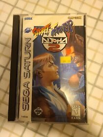 Street Fighter Alpha 2 (Sega Saturn, 1996) Tested and Complete
