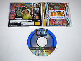 Sankyo Fever Jikki Simulation S Sega Saturn Game Complete in Case NTSC-J Japan