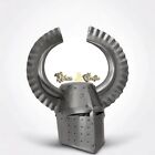 Medieval Knight Great helmet with Teutonic crest Helmet Role Play Cosplays