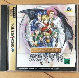 The Legend of Heroes I and II 1 2 Sega Saturn SS Video Game Import From Japan