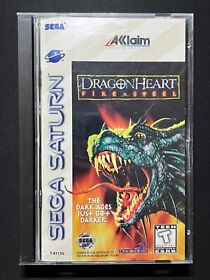 DragonHeart Fire & Steel Sega Saturn Complete Cib