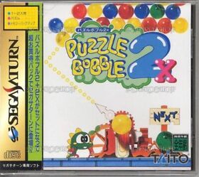 Sega Saturn Puzzle Bobble 2x Japan Game