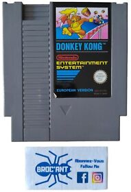 Donkey Kong european version FRG Nintendo NES tested functional