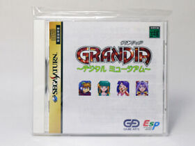 Obi With Postcard Grandia Digital Museum Sega Saturn Japan W2