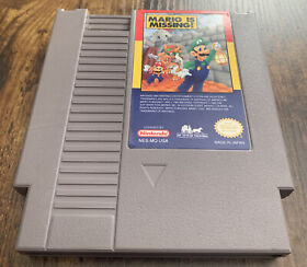 Nes Nintendo Mario is Missing! Hand Polished Contacts Tested Guaranteed