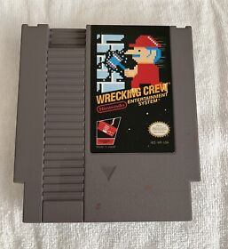 Cartucho de juego Wrecking Crew Nintendo NES probado/funcionando