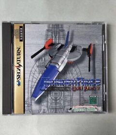 Thunder Force Gold Pack1 Sega Saturn SS TechnoSoft Used Japan Shooter Tested