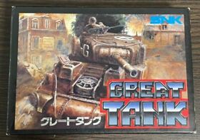 GREAT TANK Nintendo Family computer FC NES SNK Japan retro video game Used F/S
