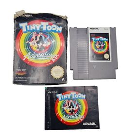 Tiny Toon Adventures NES manuale scatola di lavoro Nintendo