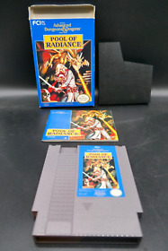 Pool Of Radiance AD&D Dungeons & Dragons (NES, 1991) - Tested, Complete