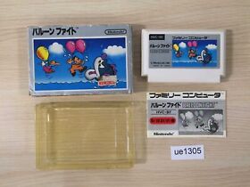 ue1305 Balloon Fight BOXED NES Famicom Japan