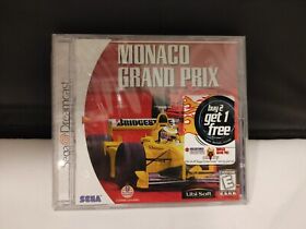 Sega Dreamcast Monaco Grand Prix Video Game New Sealed