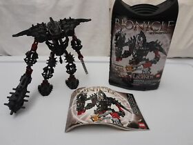 Lego Bionicle Glatorian Legends Stronius 8984 Complete Instructions and Canister