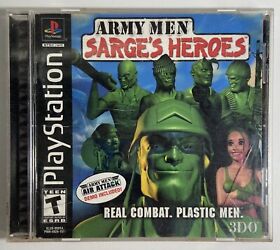 Army Men: Sarge's Heroes (Sony PlayStation 1 PS1, 2000) Complete CIB - TESTED