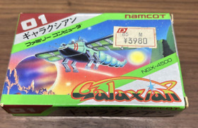 Galaxian Famicom w/BOX NES Nintendo Japan namco Rare Game Tested Japan F/S