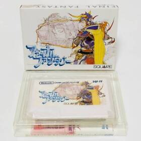 FC Final Fantasy 1 FF1 w/Box Manual Nintendo Famicom Square RPG Japan