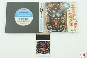 Alien Crash Hu-Card naxat soft NEC PC Engine From Japan