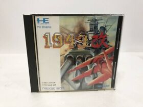 1943 KAI Hu Card Capcom NEC PC Engine Box From Japan Used