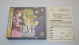 Sega Saturn SS Games " Eve Burst Error " TESTED /S1365