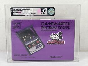 Nintendo 1984 Mickey Mouse Panorama Game & Watch Sealed VGA Graded 75+ EX+ / NM