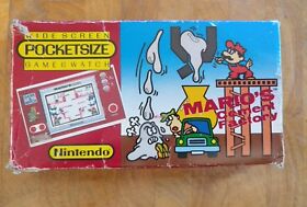 🕹️ 1983 **Rare** **POCKETSIZE** NINTENDO Game and Watch Mario Cement Factory!!