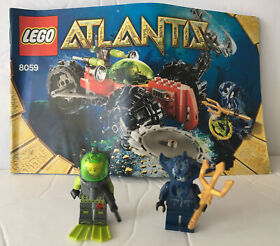 Lego Atlantis Manta Warrior Lance Spears Minifig Book 8077 8073 8075 8059 Lot 13