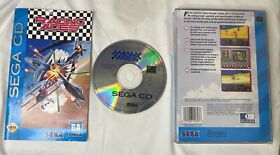 Racing Aces (Sega CD, 1993) Complete CIB w/ Reg Card - Tested - Authentic
