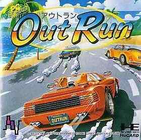 Pc Engine Hu Card Software Outrun JPN Ver. Limited Video Game Software Original