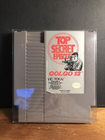 🔥Golgo 13: Top Secret Episode-NES 1988-TESTED/WORKS-NES Game W/Protective Case