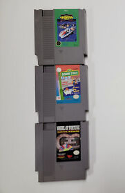 Seicross, Sesame Street ABC & Wheel of Fortune - 3 Nintendo (NES) Games