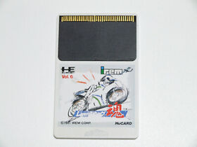 RACING Damashii Soul NEC PC-Engine irem Card Only Hu-Card In Hand Video Game 443