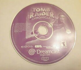Tomb Raider: Chronicles (Sega Dreamcast, 2000) Disco Solo Auténtico PROBADO