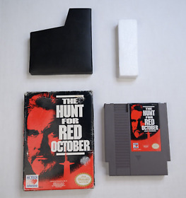 THE HUNT FOR RED OCTOBER (Nintendo NES) Probado/Funciona - Auténtico-Usado