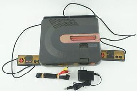 Sharp Twin Famicom Black Console New Belt Tested Working NES From Japan
