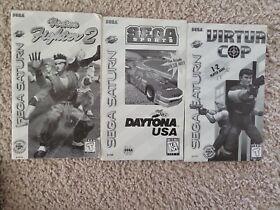  Sega Saturn Manuals only. 