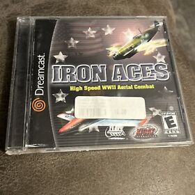 Iron Aces - Sega Dreamcast - Complete w/ Game, Case, Cover Art & Manual