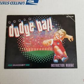 Super Dodge Ball NES Nintendo Instruction Manual Booklet ORIGINAL