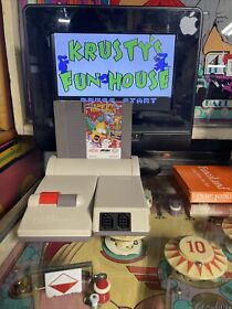 Krusty's Fun House (Nintendo NES, 1992) CIB Complete Tested w/ Manual