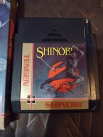Shinobi (Nintendo NES 1989) cartridge AND box