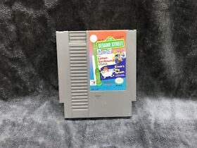 SESAME STREET ABC LETTER GO ROUND for the NES CLEANED, TESTED, & AUTHENTIC!