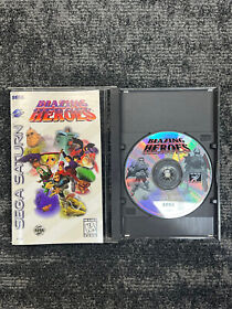 Sega Saturn, Blazing Heroes, Complete with case, manual