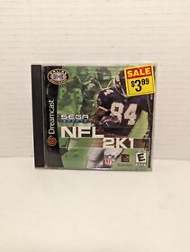 COMPLETE - NFL 2K1 - SEGA Dreamcast - 2000