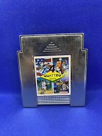 Quattro Sports 4-in-1 (Nintendo NES, 1991) Authentic Cartridge Only - Tested!