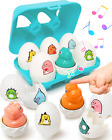 Kecristv Easter Egg for Toddlers 1-3, Toddler Easter Basket Stuffers, Montessori