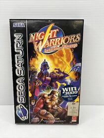 Night Warriors Darkstalkers' Revenge Sega Saturn Game PAL AUS COMPLETE