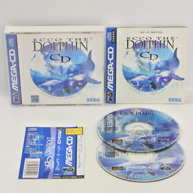 Mega CD ECCO THE DOLPHIN Spine * Sega 0626 mcd