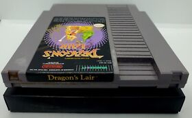 Dragon's Lair w/Case (Nintendo NES, 1990) Authentic! Tested! 1st Print! Mint! 🔥